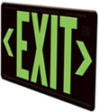 Photoluminescent Exit Sign